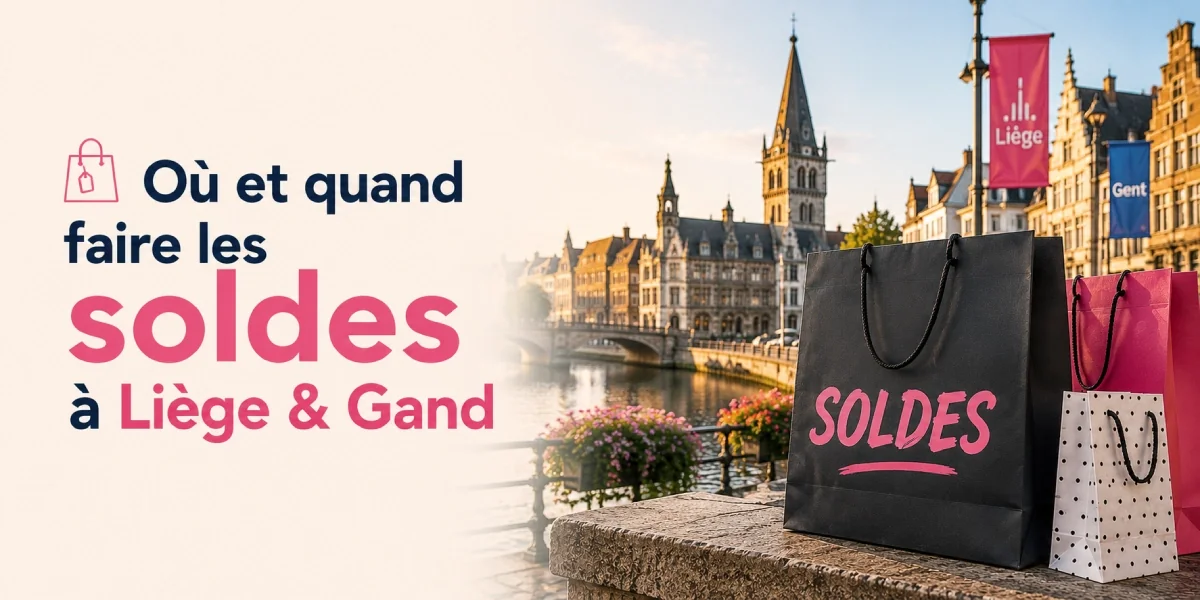 Où et quand faire les soldes à Liège & Gand 2026 ?