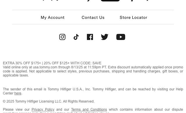 Tommy Hilfiger Code Promo