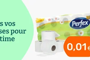10 rouleaux Perfex pour 0,01€ 🧻