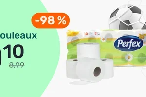 Scorez avec 10 rouleaux de Perfex pour seulement 0,10€ 🧻
