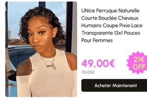 49€ au lieu de 70€ : 100% Cheveux Humains