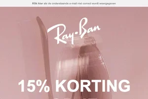 Geniet van 15% korting op je volgende bril