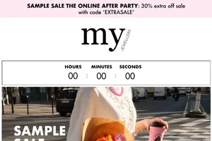 30% extra off today only!