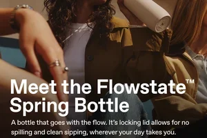 A bottle that goes with the flow
