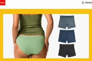 dernière semaine : 2+1 gratuit sur les sous-vêtements comfort femme en homme