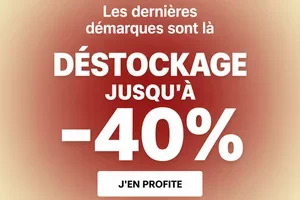 Promos : jusqu'à -40%