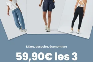 📦 Composez votre trio parfait. 3 articles pour 59,90 €.