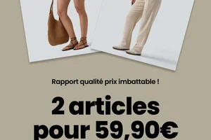 🛍️ 2 pour 59,90€ pour un été 2 fois plus stylé