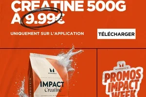 2ème chance 💥 Créatine 500g à 9.99€ 💥