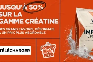 40% + Livraison = 1€ 🏋️‍♀️