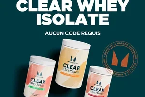 30% = Clear Whey Isolate 🤯