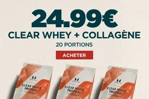 Clear Whey + Collagène = 24.99€ 🤯