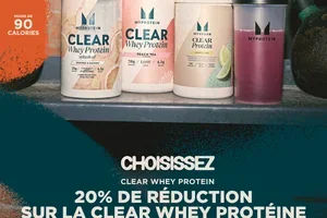 20% sur la Clear Whey  🤩 Bestsellers -30%