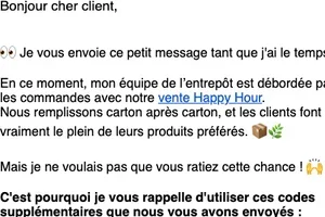 Une mise à jour rapide de notre entrepôt 📦🌿
