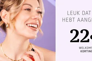 22% – leuk dat je je hebt aangemeld ❤️