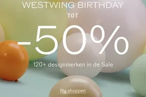 🎈Tot -50% – wij vieren onze verjaardag met 120+ designmerken