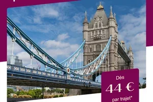 Billets en semaine dès 44 €