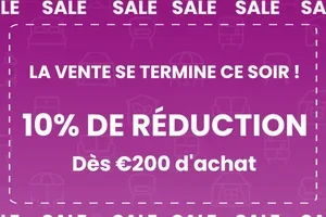 🚨 Dernière chance : -10% se terminent aujourd'hui !