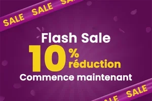 C'EST PARTI : -10 % sur tout le site dès maintenant ! ⚡
