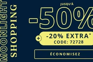 Jusqu'à -50% et -20% EXTRA – faites vite ! ⚡