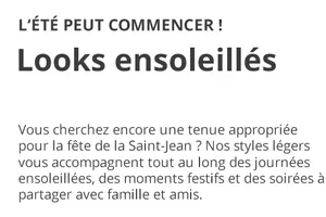 Shoppez votre nouveau look estival 🌸