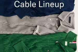 Cooler days call for a cable sweater edit