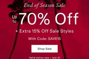 The End of Season Sale is ON
