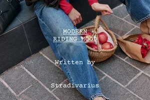 Moderne Roodkapjes dragen balaclava