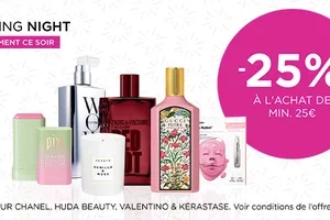 Une soirée shopping à -25 % ✨