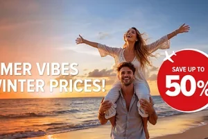 🚨 Up to 50% off selected flights – for a limited time!
