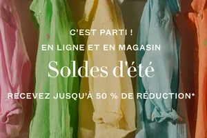 Soldes d'été : c'est parti | Jusqu'à 50 % de remise