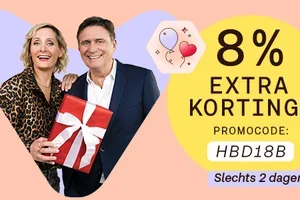 🎂 8% EXTRA korting voor onze verjaardag