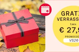 🎁 GRATIS verrassing t.w.v. € 27,99 ligt voor je klaar
