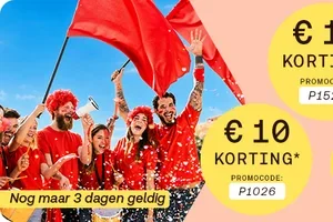 € 10 extra korting: nog slechts 3 dagen geldig