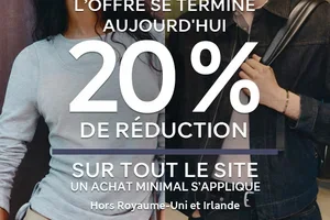 L’offre se termine aujourd'hui : 20 % de réduction