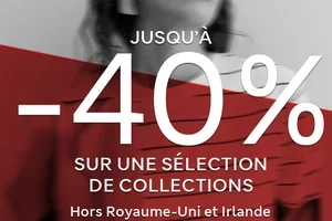 Jusqu’à -40 % dès maintenant