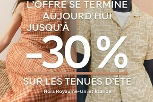 Prend fin aujourd’hui : jusqu’à -30 % sur les modèles d’été