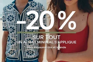 Qui a envie de profiter de -20 % sur tout? 🙋