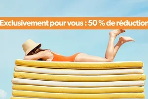 Votre réduction exclusive de 50 % est là