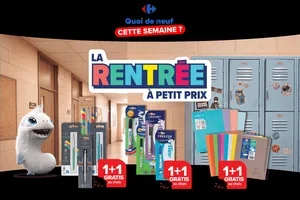 Prêts pour la rentrée ? Profitez de nos offres 1+1 Gratis ! ✏️