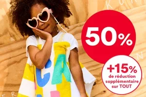 Vous l’avez vu ? Prix soldés et -15 % supplémentaire 💛