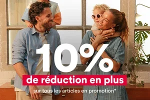 -10 % EN PLUS sur les articles en promotion