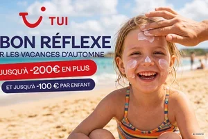Réduction supplémentaire en plus d’une semaine de vacances à partir de 399 € p.p.  