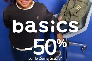 Les Basics à -50% sur le 2ème, c'est par ici 👀