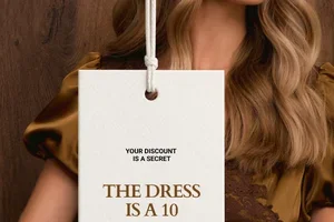 Mystery dress discount inside... 👀