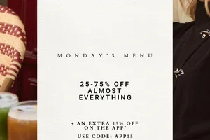 Monday's menu =