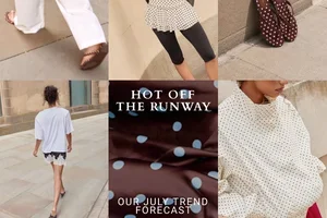 Capris, puffball & polka dots?!