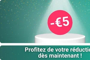 Votre réduction de 5 € expire bientôt ! ⏰