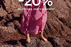 HEATWAVE FLASH SALE | -20%* discount on dresses, skirts, and shorts