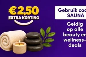 Nu! €2,50 éxtra korting op jouw wellnessdag 🤑